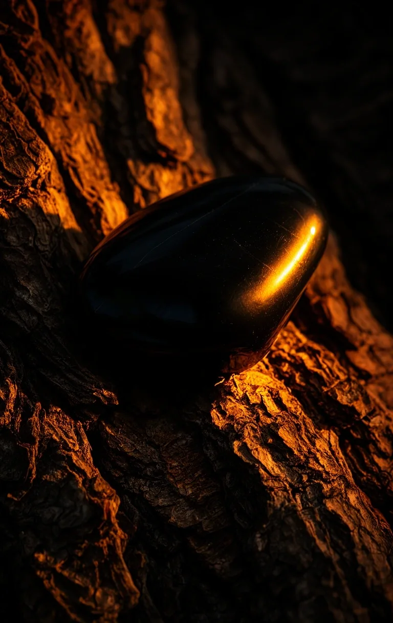 Texturas naturales y luz de ámbar